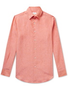 BRIONI - Linen Shirt - Orange