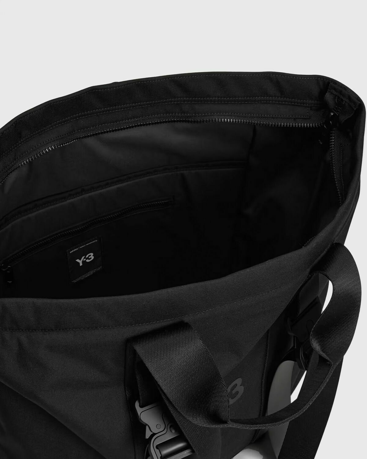 Y-3 SHOPPER STA Black Mens Tote & Shopping Bag
