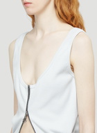 Lourdes Zip-Up Vest Top