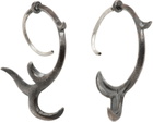 J.KIM Silver Wrought-Iron Fence Earrings