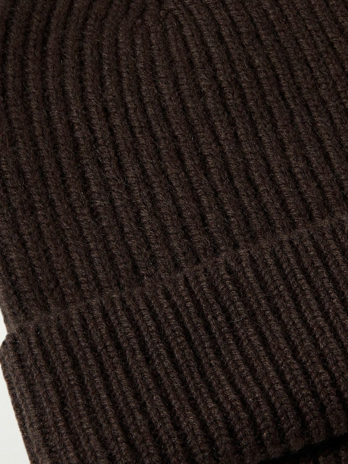 Anderson & Sheppard - Ribbed Cashmere Beanie Anderson & Sheppard