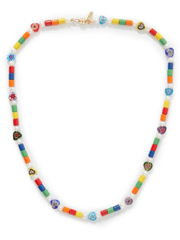Photo: éliou - Selma Pearl, Glass and Enamel Beaded Necklace