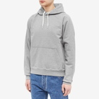 Drake's Men's Hoody in Grey Melange