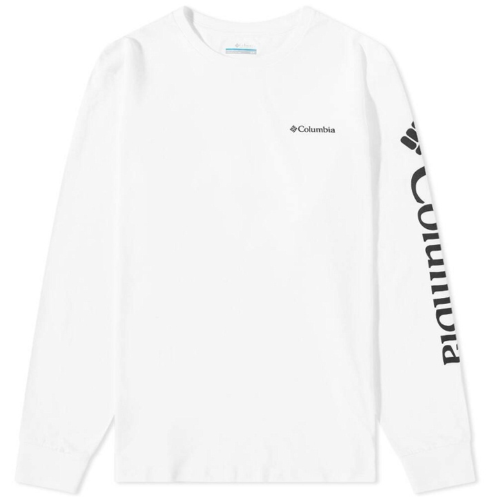 Photo: Columbia Men's Long Sleeve North Cascades™ T-Shirt in White