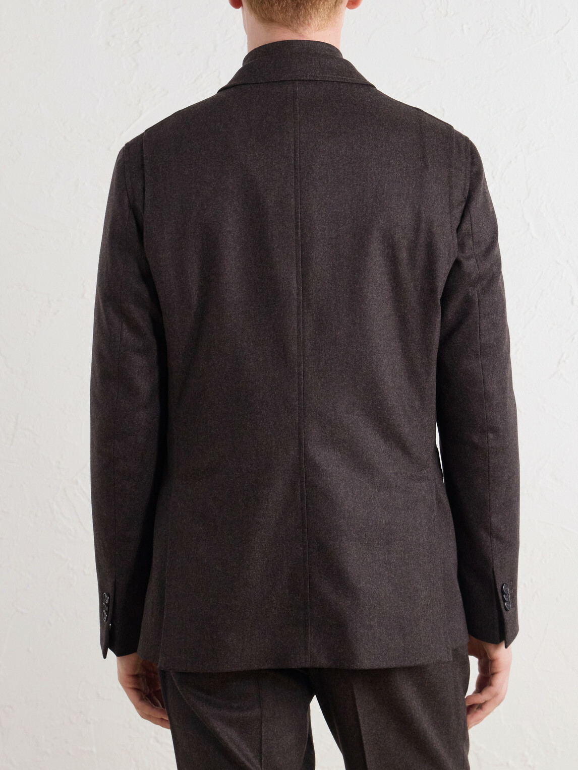 Slowear - Wool-Blend Flannel Suit Jacket - Brown