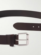 Carhartt WIP - Script 4cm Leather Belt - Brown