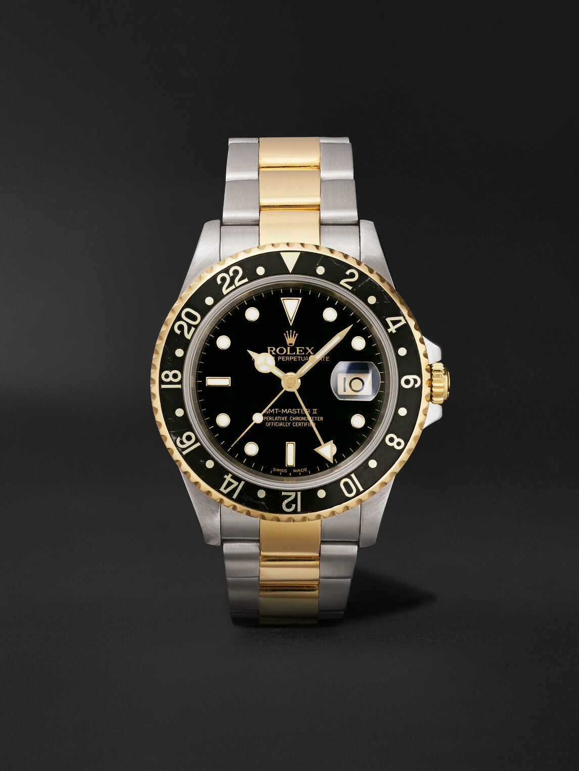 Stephanie Windsor - Rolex Vintage 2000 GMT Master II Automatic 40mm Stainless Steel and 18-Karat Yellow Gold Watch, ref. 16713 (Fits up to 7'' wrist)