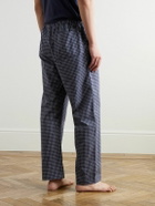 Derek Rose - Braemar Checked Cotton-Flannel Pyjama Trousers - Blue