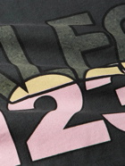 RRR123 - Ekklecia Logo-Print Cotton-Jersey Hoodie - Gray