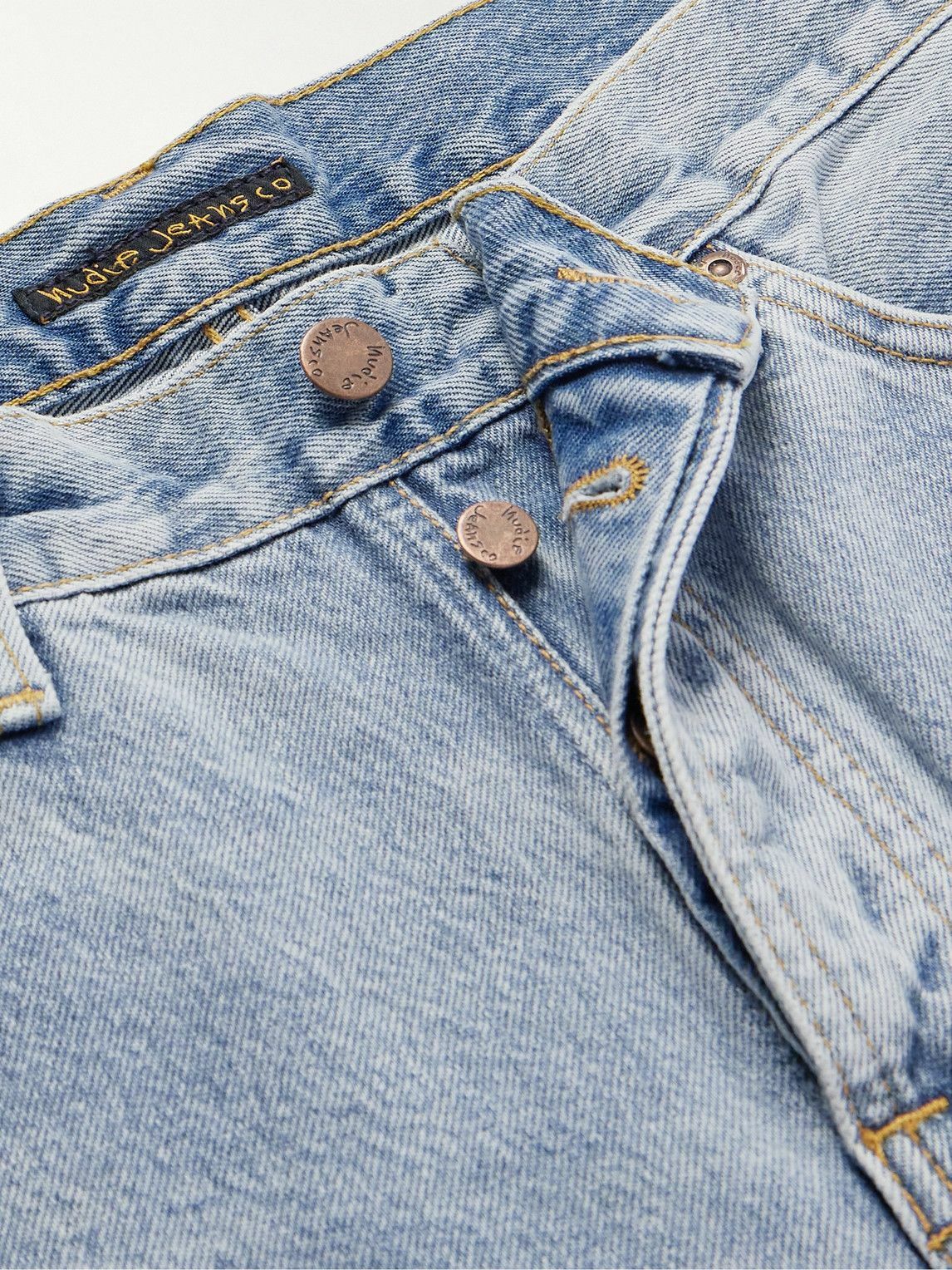 Nudie Jeans - Seth Straight-Leg Denim Shorts - Blue
