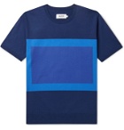 Aloye - Colour-Block Cotton Sweater - Blue