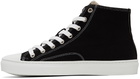 Vivienne Westwood Black Plimsoll High Sneakers