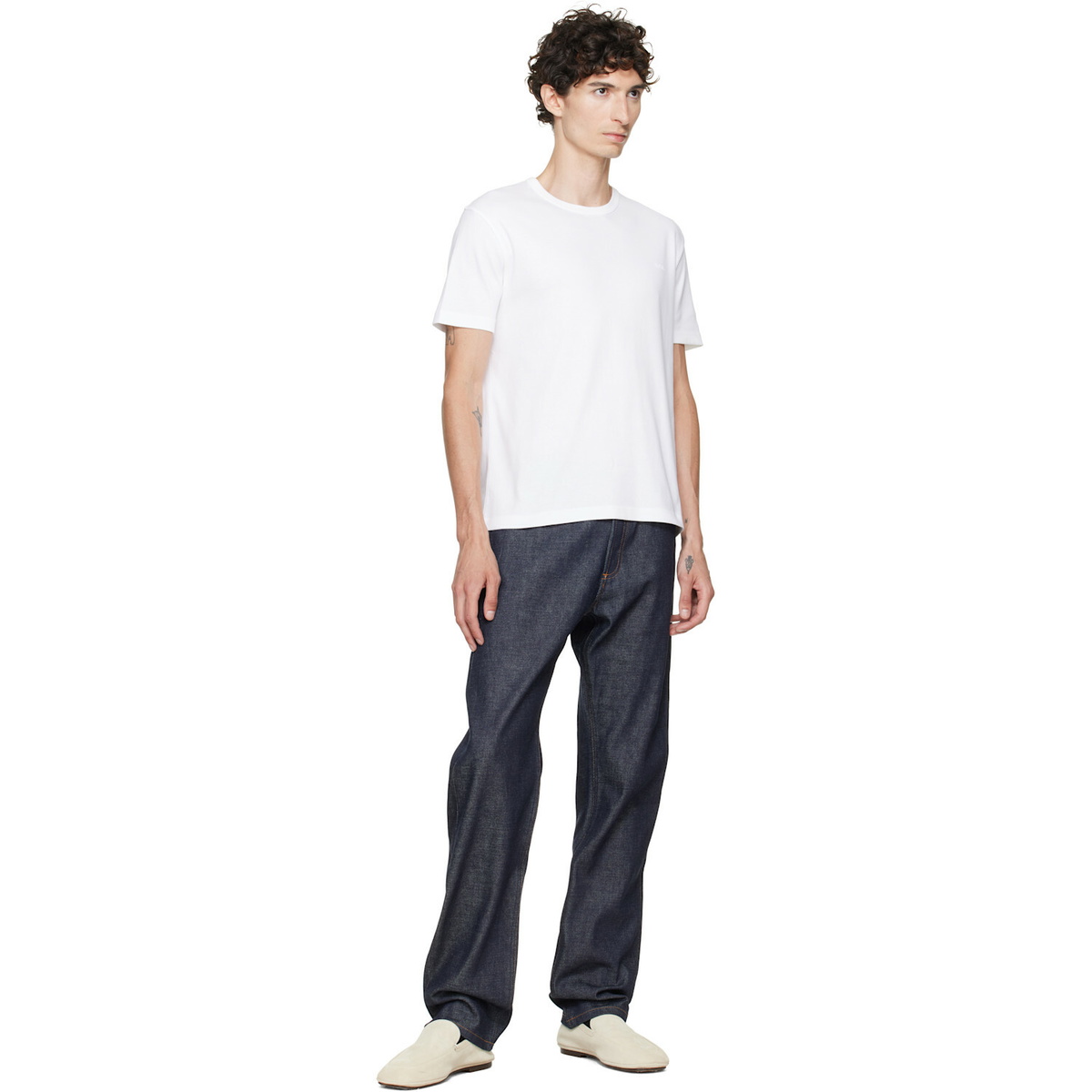 A.P.C. White Jacob T-shirt