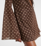 Oséree Lumière polka-dot minidress
