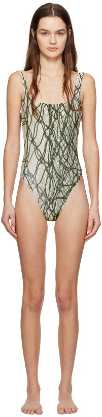 Photo: Serapis Green Printed Swimsuit