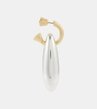 Bottega Veneta Ellipse Large 18kt gold-plated sterling silver earrings