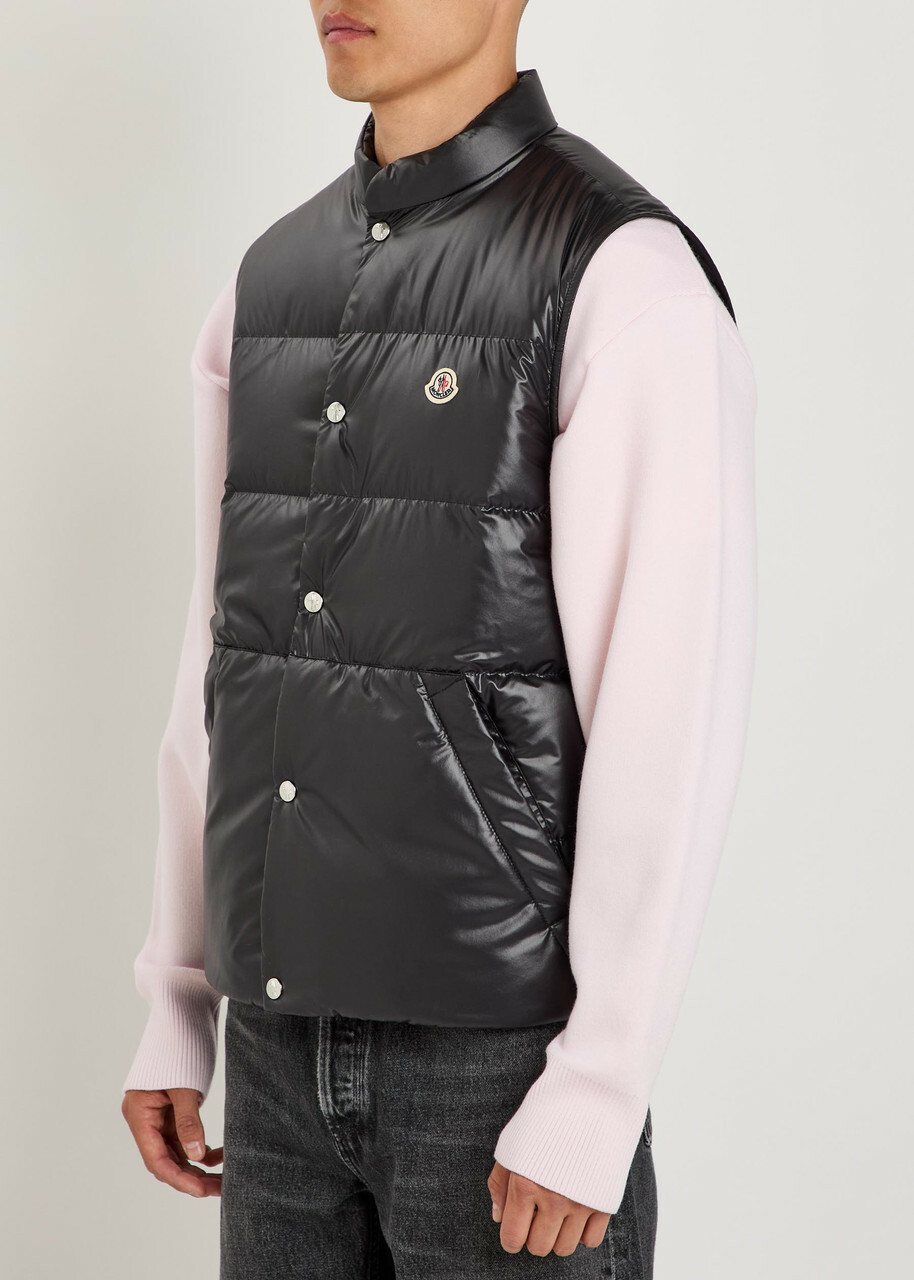 Moncler Restigo Quilted Shell Gilet Black
