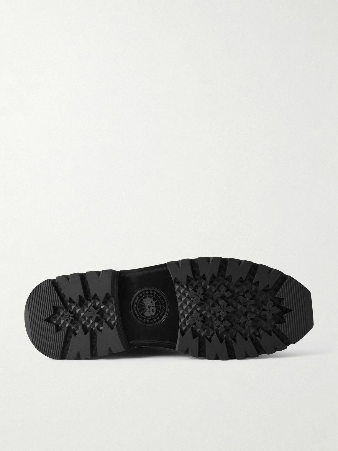 Canada Goose - Keystone Rubber-Trimmed Leather and Twill Boots - Black