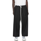 Camiel Fortgens Black Wool Karate Trousers