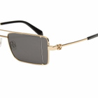 Off-White Sunglasses Cortez Sunglasses in Gold/Dark Grey 