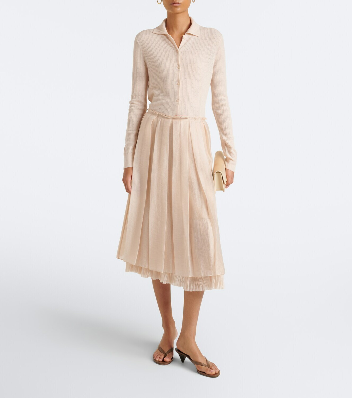Vince Pointelle wool cardigan