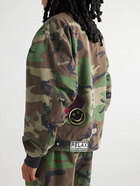 Les Tien - Appliquéd Camouflage-Print Cotton-Ripstop Jacket - Green