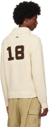 Kijun Beige Cowichan Zip Cardigan