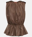 Altuzarra - Baldur pleated peplum top