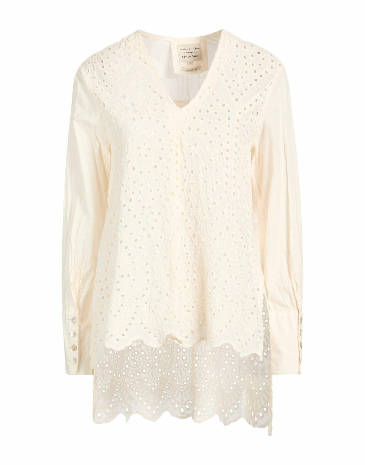 Alessia Santi Womens Top Cream