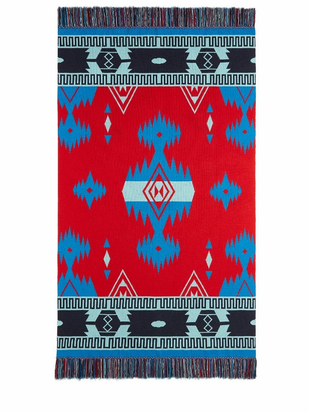 Photo: ALANUI - Icon Multicolor Wool Jacquard Blanket