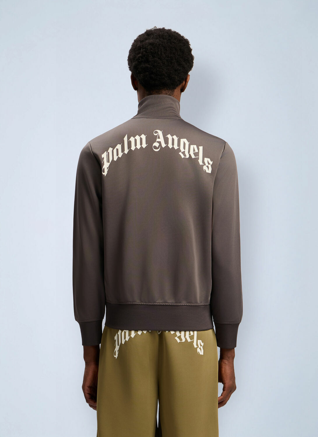 Palm Angels Back Curved Logo Track Jacket