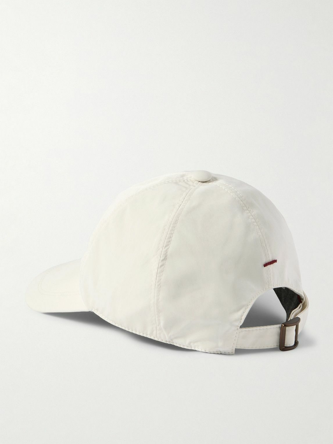 Brunello Cucinelli - Logo-Embroidered Cotton-Twill Baseball Cap - White