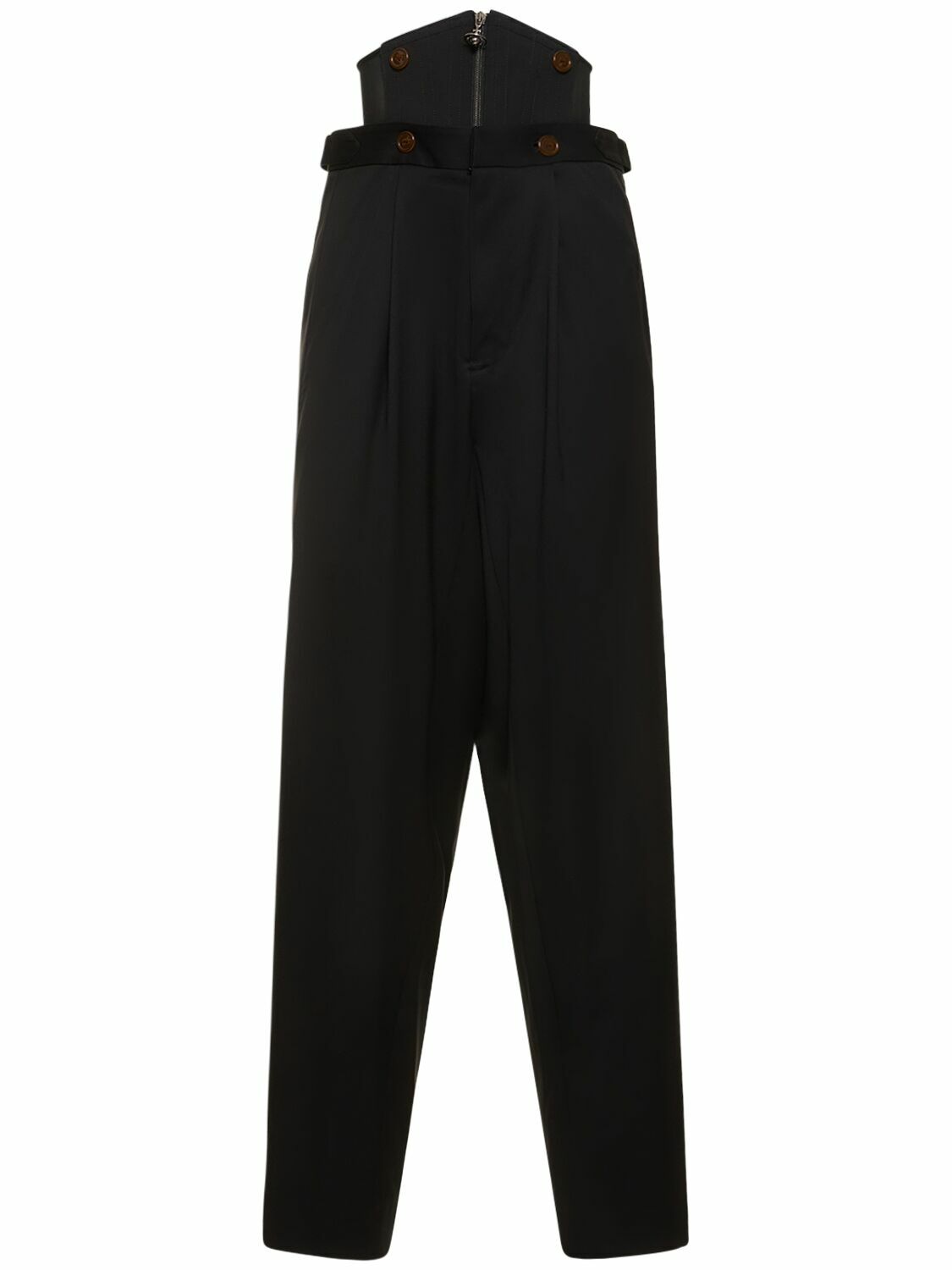 VIVIENNE WESTWOOD - Macca Serge High Waist Corset Pants Vivienne Westwood