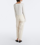 The Row Riaco mid-rise straight jeans