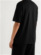 UNDERCOVER - Logo-Print Cotton-Jersey T-Shirt - Black - 1