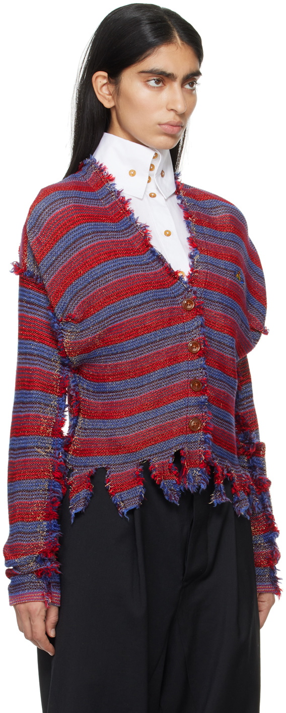 Vivienne Westwood Red & Blue Broken Stitch Jacket Vivienne Westwood