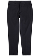 Les Deux Straight-leg Woven Trousers Navy