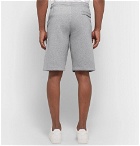 Nike - Sportswear Club Logo-Print Fleece-Back Jersey Drawstring Shorts - Gray