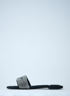 Alexander Wang Embellished Logo Motif Slides