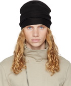 Rick Owens Black Lightweight Beanie