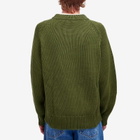 Late Checkout Men's Key Crew Knit in Green