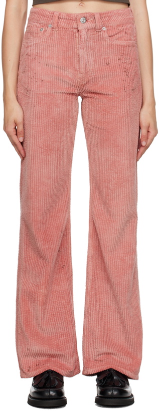 Photo: Our Legacy Pink Boot Cut Trousers