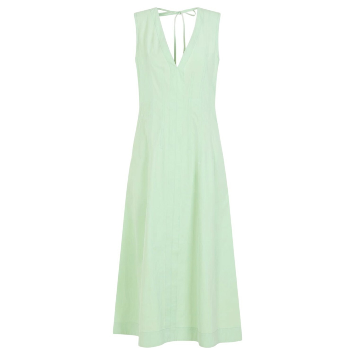 【送料&関税込】Bottega Veneta V-neck Sleeveless Midi Dress BOTTEGA VENETA V-Neck Satin Midi Dress in Camping | endource