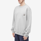 Wooyoungmi Men's Back Logo Crew Sweat in Grey