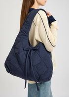Damson Madder Roisin Quilted Hobo bag - Navy - One Size