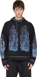 Who Decides War Black Flame Glass Hoodie