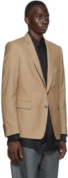 Dries Van Noten Beige Check Blazer