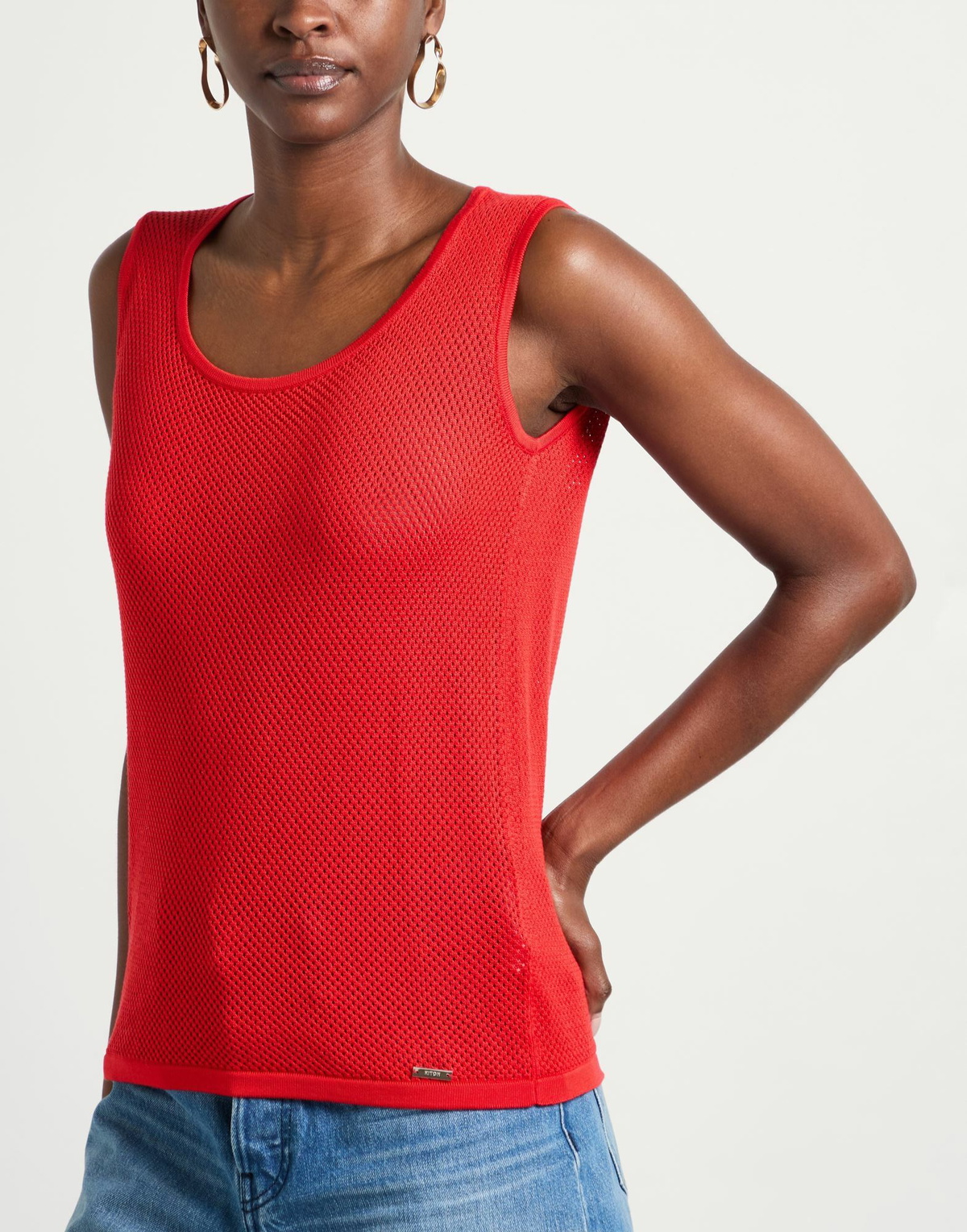 Kiton Womens Sweater in Red