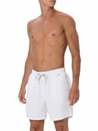 MC2 Saint Barth Man Lightweight Fabric White Swim Shorts Lighting Pantone | Pantone® Special Edition