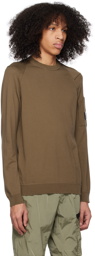 C.P. Company Brown Sea Island Sweater